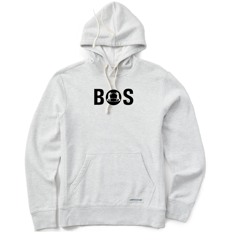Life is Good x EverybodyFights - Hoodie ( Men's Fighter-Bos Simply True Fleece Hoodie)