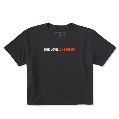 Womens EverybodyFights - One Love Short Sleeve Premium Tee