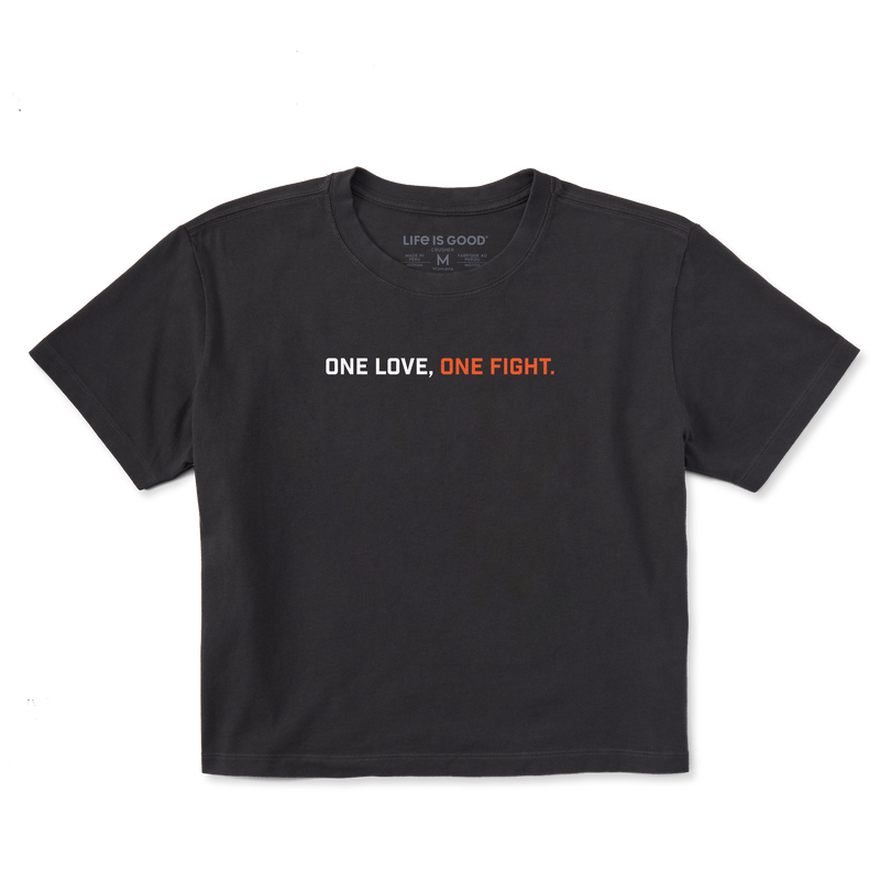 Womens EverybodyFights - One Love Short Sleeve Premium Tee