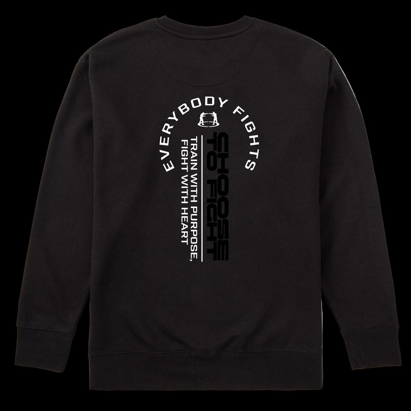 Everybody Fights Train with Purpose Crewneck