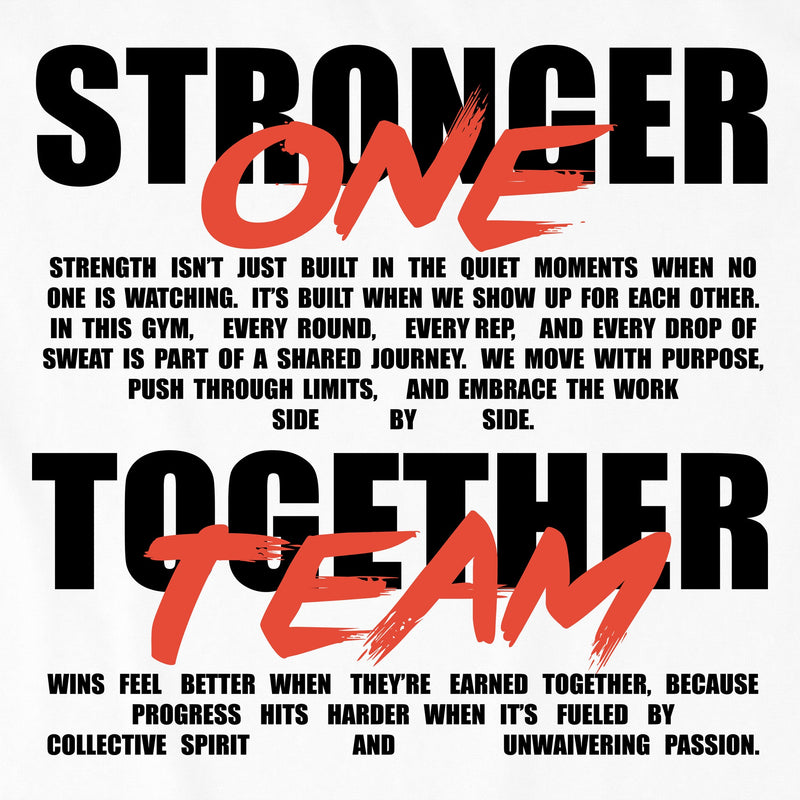 EVERYBODYFIGHTS ONE TEAM BOXY