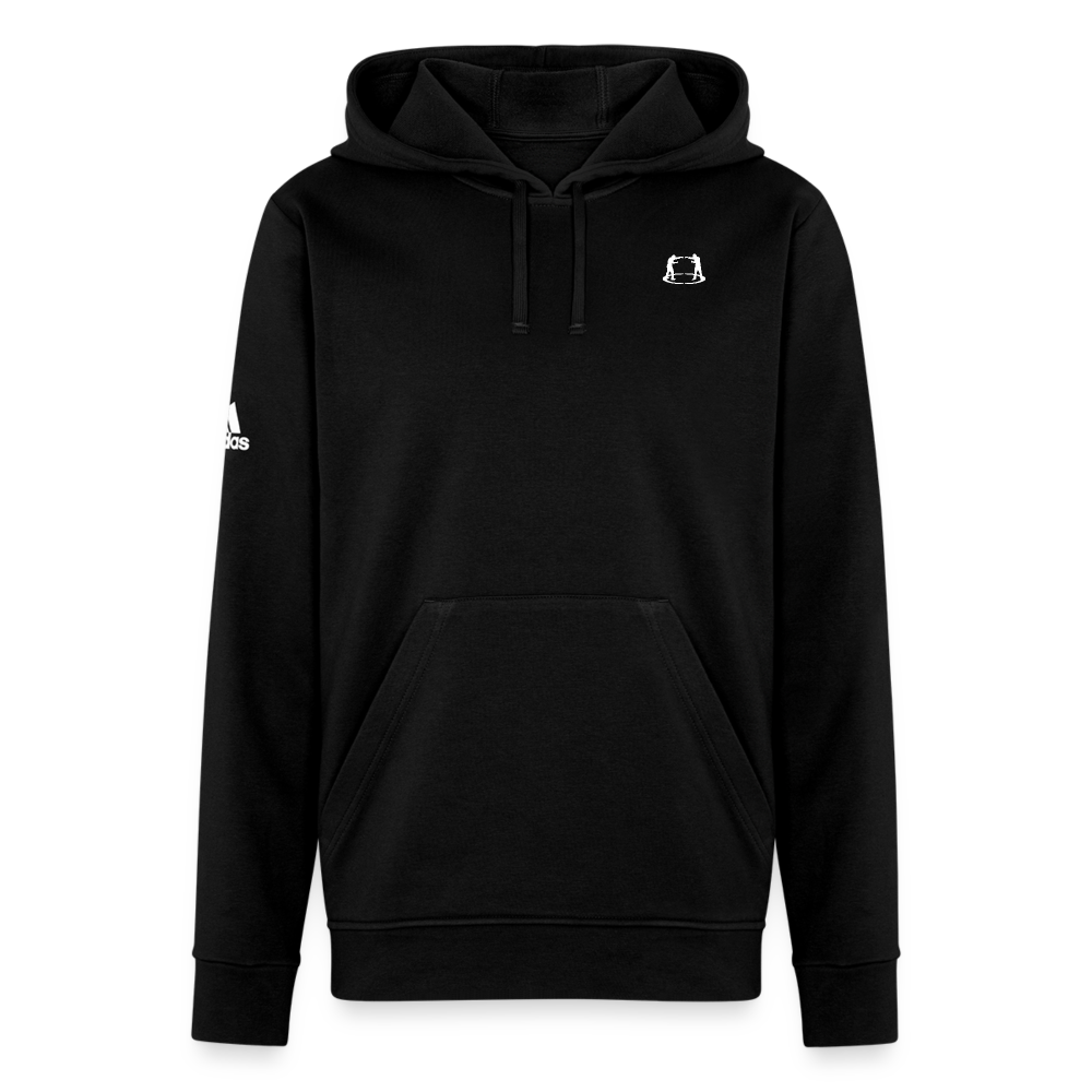 Adidas Unisex Fleece Hoodie fighter logo - everybodyfights vertical - black