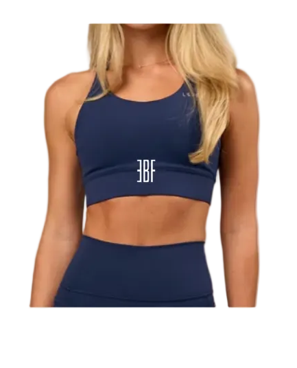 LSKD Flow Sports Bra - Future Navy