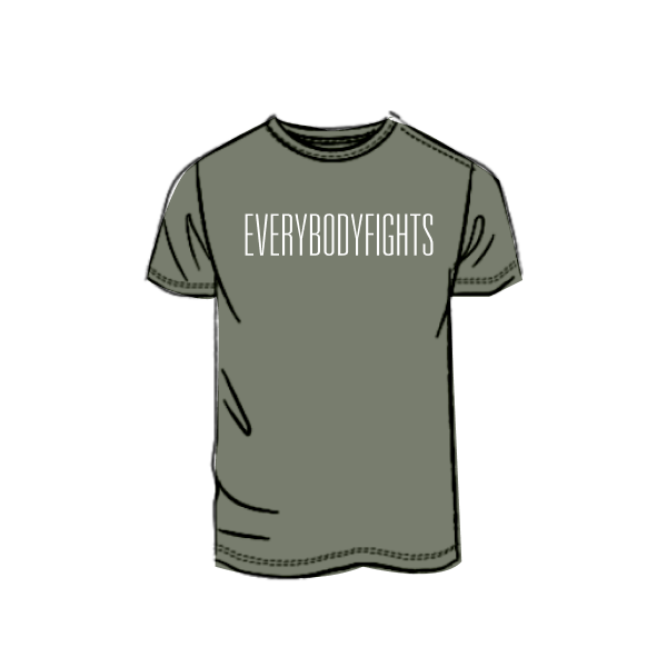 Men’s Short Sleeve - Lightweight - everybodyfights, one love