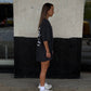 LSKD Easy FLXCotton Tee Oversize in Black Washed