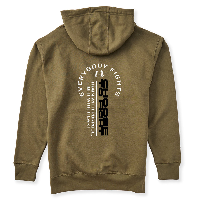 Everybody Fights Train with Purpose Hoodie