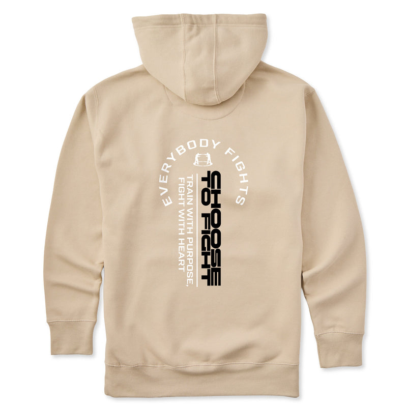Everybody Fights Train with Purpose Hoodie