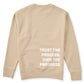 Everybody Fights Train with Purpose Crewneck