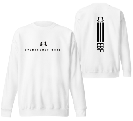 Premium Sweatshirt EVERYBODYFIGHTS - EBF VERTICAL
