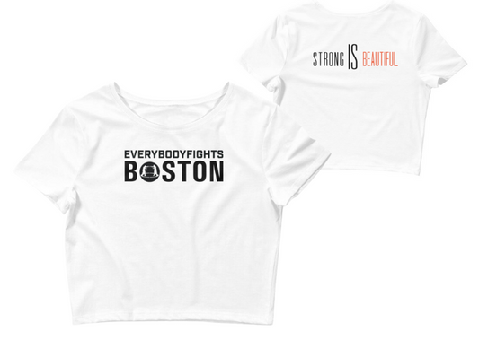 Women’s Crop Tee BOSTON-STRONG IS BEAUTIFUL