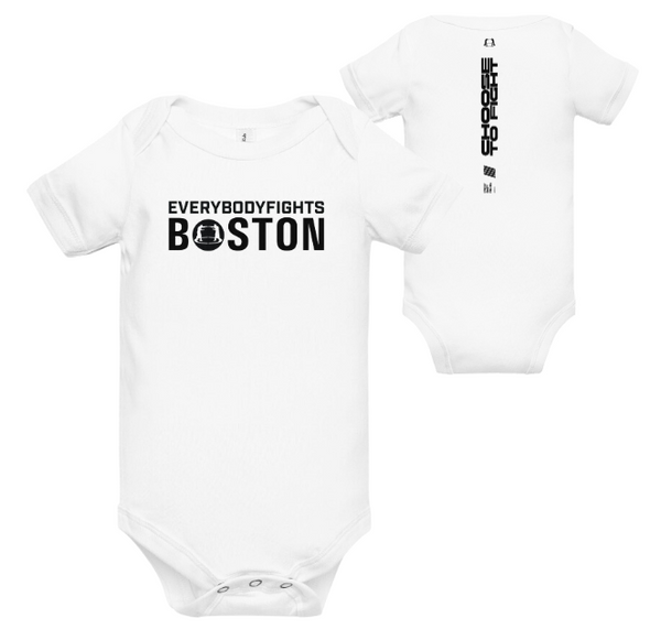 Baby short sleeve one piece BOSTON - CHOOSE TO FIGHT