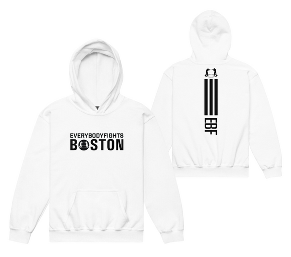 Youth heavy blend hoodie BOSTON - EBF VERTICAL