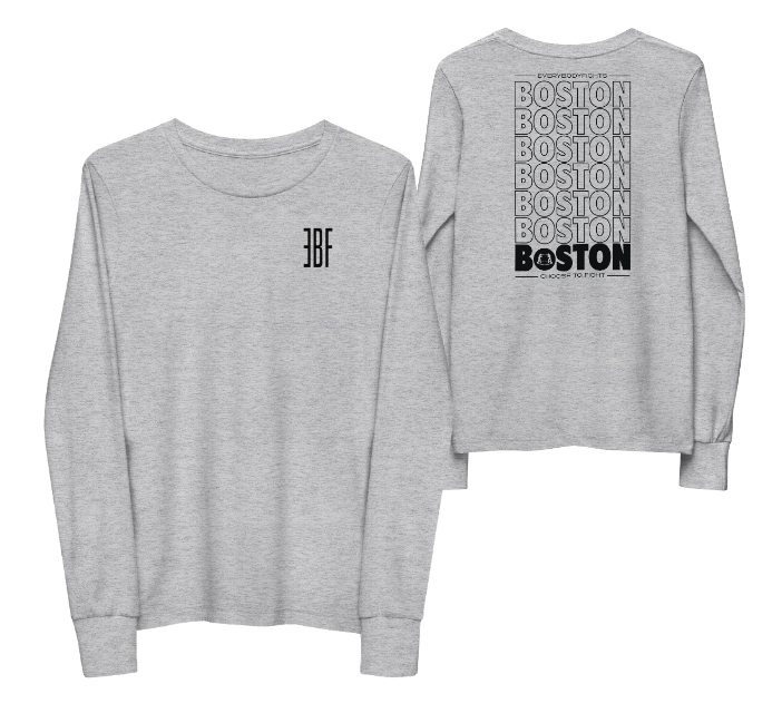 Youth long sleeve tee EBF - BOSTON STACKED