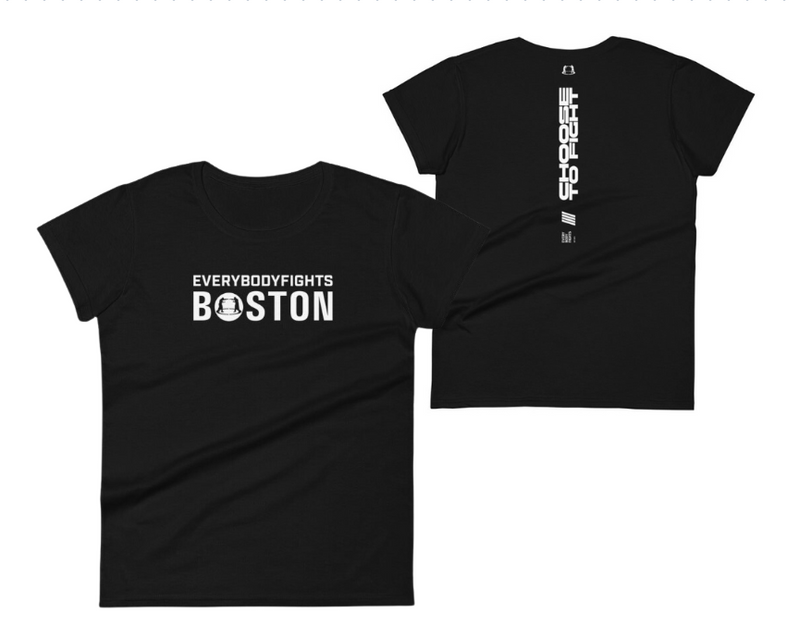 Women's short sleeve t-shirt BOSTON - CHOOSE TO FIGHT