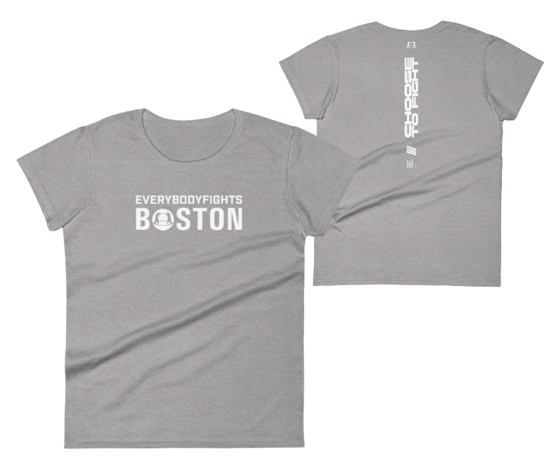 Women's short sleeve t-shirt BOSTON - CHOOSE TO FIGHT