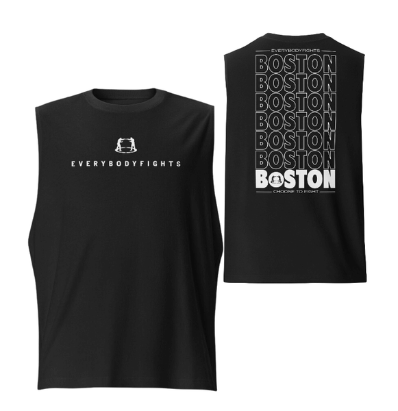 Muscle Shirt EVERYBODYFIGHTS - BOSTON STACKED