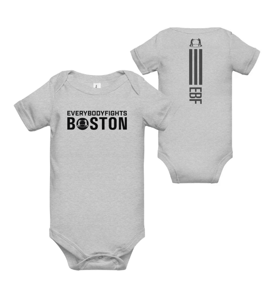 Baby short sleeve one piece BOSTON - EBF VERTICAL