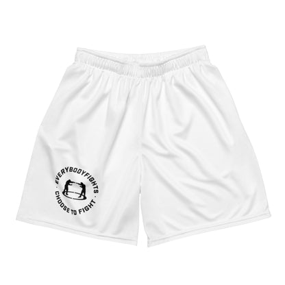 mesh shorts EBF round white
