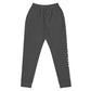 Women's Joggers EVERYBODYFIGHTS - WHITE ON GREY