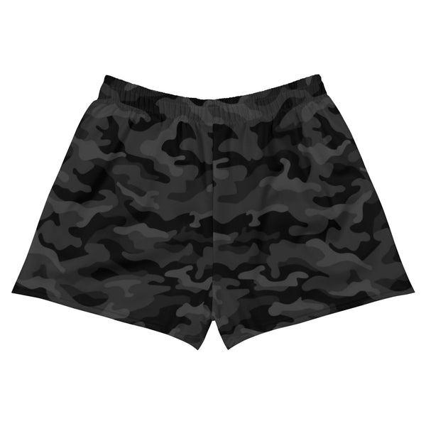 Women’s Recycled Athletic Camo Shorts FIGHT OR FLIGHT