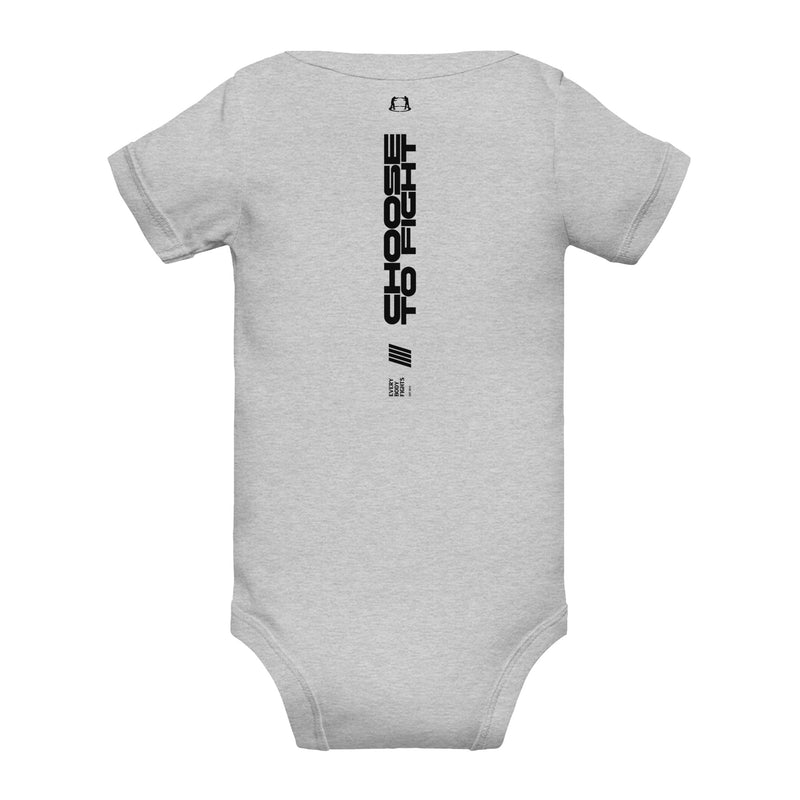 Baby short sleeve one piece EBF - CHOOSE TO FIGHT