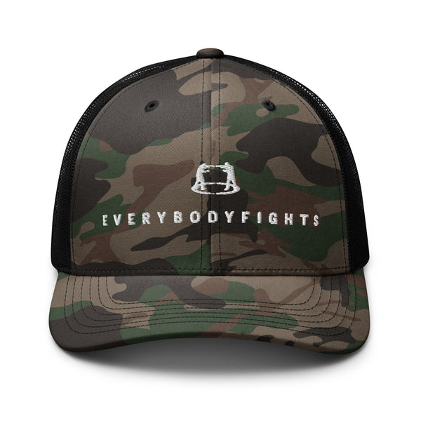 Camouflage trucker hat Everybodyfights