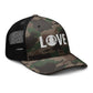 Camouflage trucker hat Love