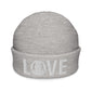 Fisherman beanie - love