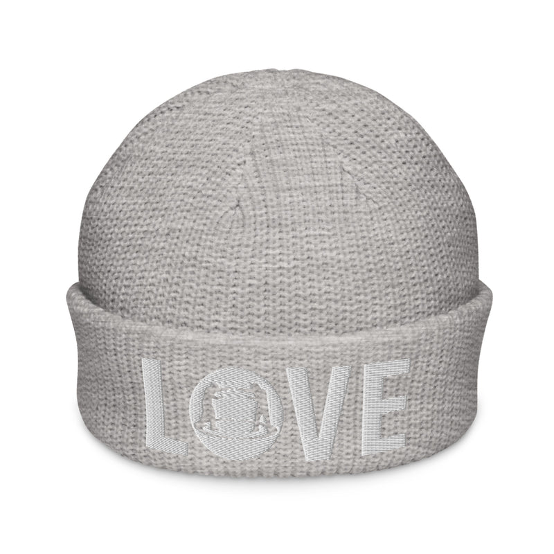 Fisherman beanie - love