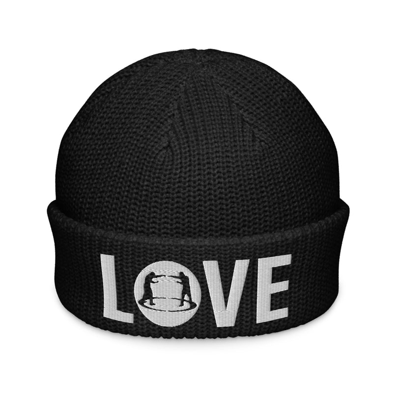 Fisherman beanie - love