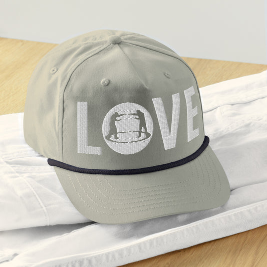 Golf rope cap - love