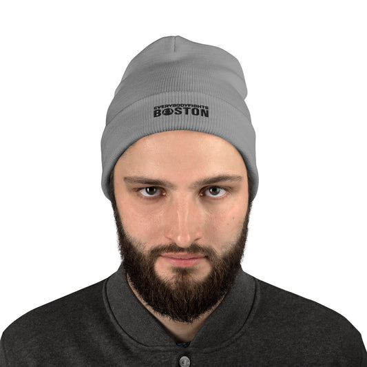 Embroidered Beanie Everybodyfights Boston