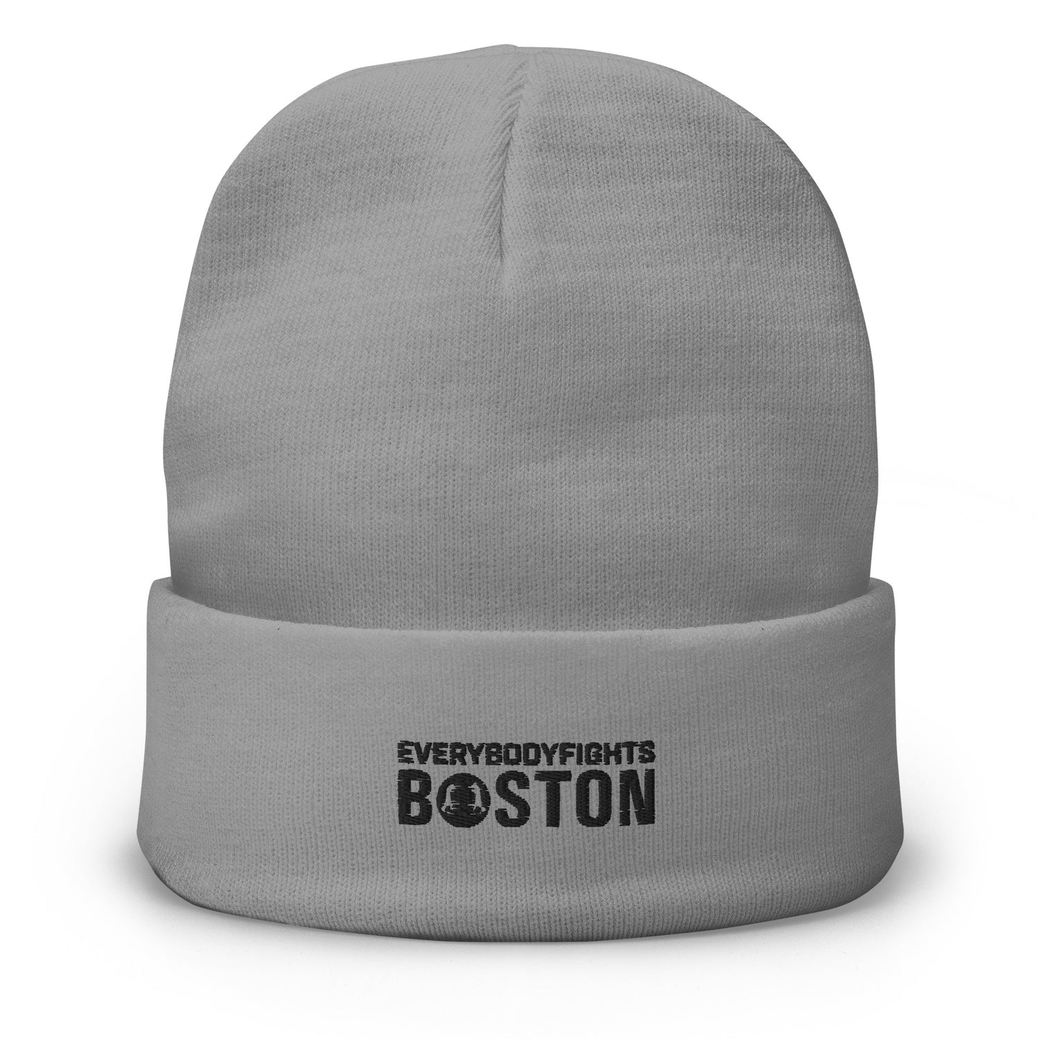 Embroidered Beanie Everybodyfights Boston