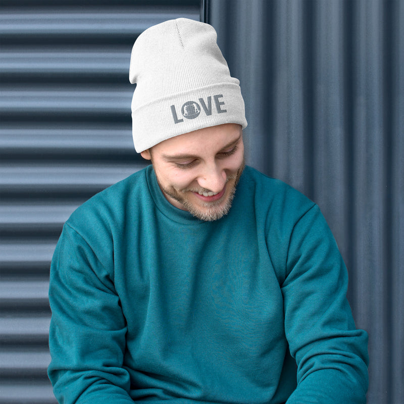 Embroidered Beanie Love