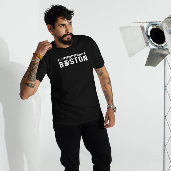 Men’s premium heavyweight tee BOSTON- WHY I FIGHT