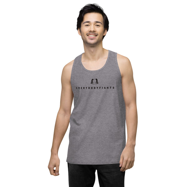 Men’s premium tank top EVERYBODYFIGHTS - EVERYBODYFIGHTS CHOOSE TO FIGHT