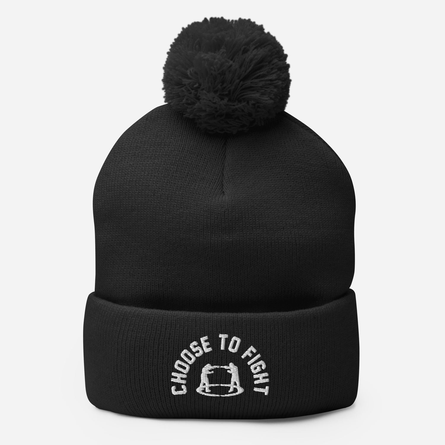 Pom-Pom Beanie CHOOSE TO FIGHT