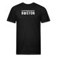 Fitted Cotton/Poly T-Shirt Boston - black