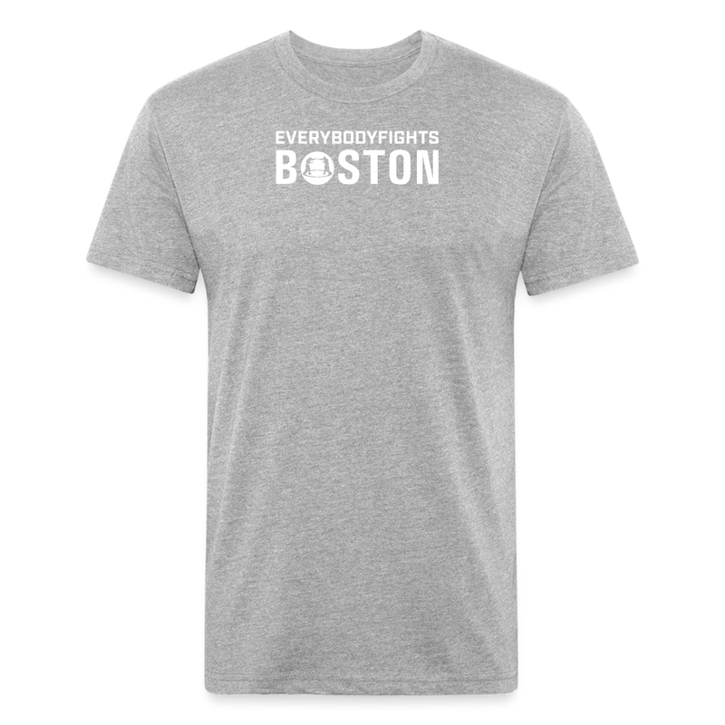 Fitted Cotton/Poly T-Shirt Boston - heather gray