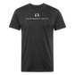 Fitted Cotton/Poly T-Shirt Everybodyfights classic - heather black