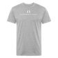 Fitted Cotton/Poly T-Shirt Everybodyfights classic - heather gray