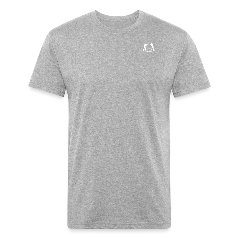 Fitted Cotton/Poly T-Shirt Fighter Logo - heather gray