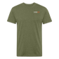 Fitted Cotton/Poly T-Shirt Everybodyfights - heather military green