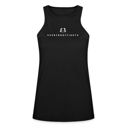 American Apparel Women’s Racerneck Tank everybodyfights classic - black