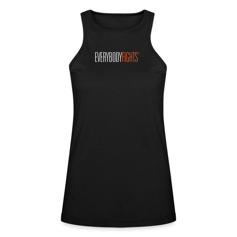 American Apparel Women’s Racerneck Tank everybodyfights - black