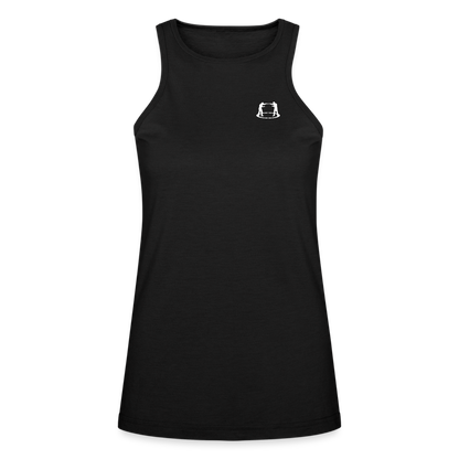 American Apparel Women’s Racerneck Tank fighter logo - black