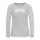 Women's Premium Long Sleeve Boston - heather gray