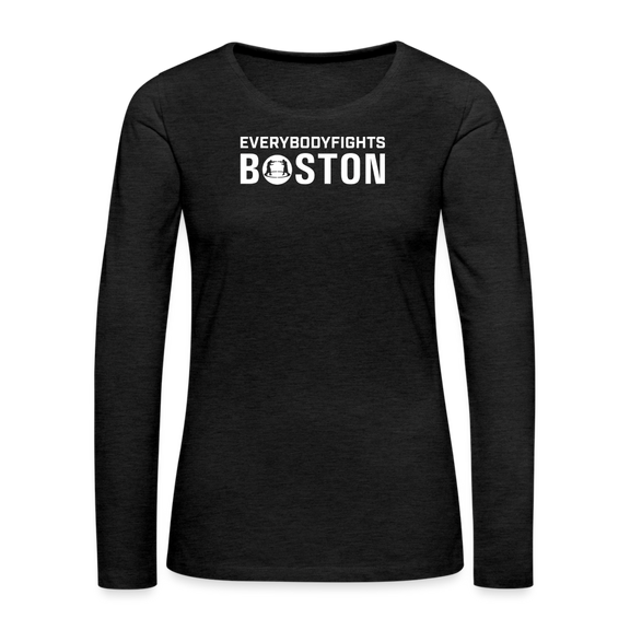 Women's Premium Long Sleeve Boston - charcoal grey