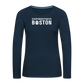 Women's Premium Long Sleeve Boston - deep navy