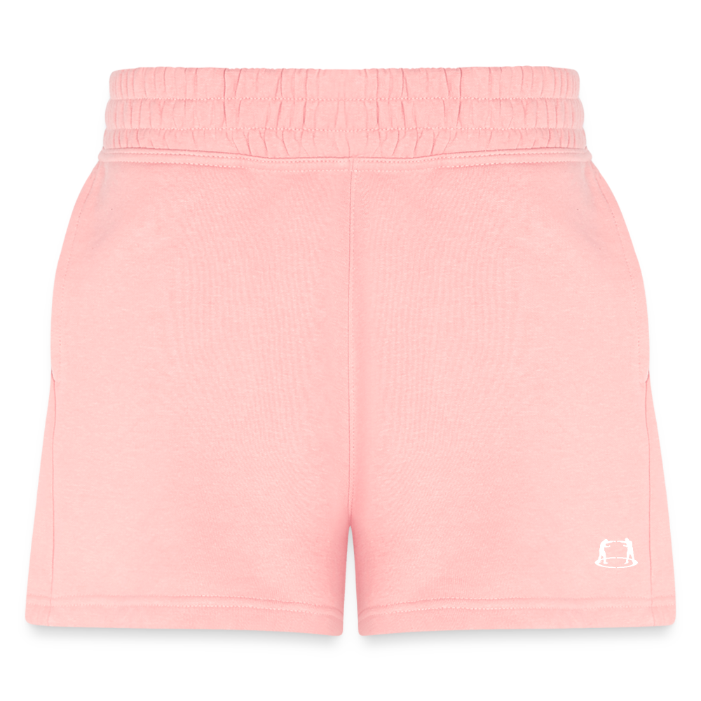 Women's Jogger Short Fighter logo - light pink